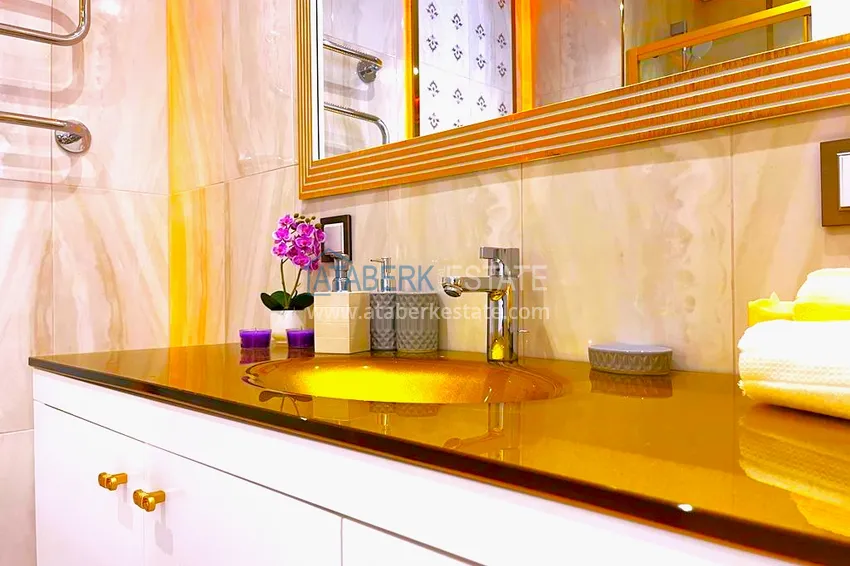 Purchase  Furnished apartment in Mahmutlar in a complex on the first coastline 12 