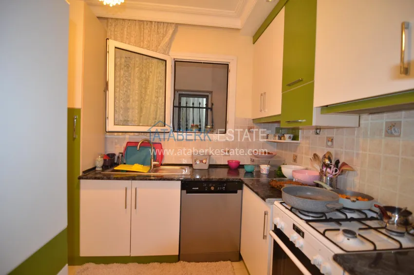 Purchase  Furnished apartment in the center of Alanya with 3 bedrooms and a separate kitchen 11 
