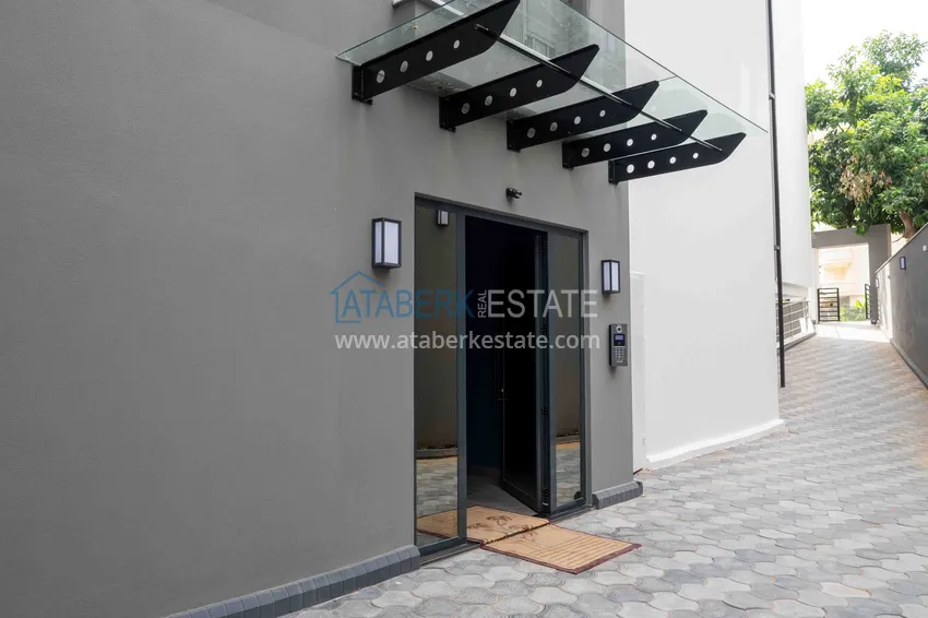 Furnished apartment in Mahmutlar in a young complex 11 