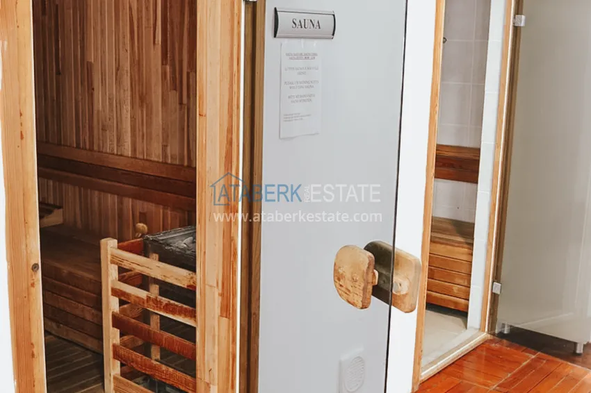 Apartment in Mahmutlar with furniture and a separate kitchen in a comfortable complex 10 