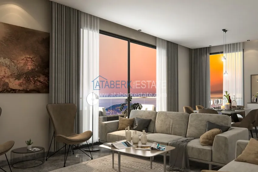 Purchase New project of a luxury villa complex in Alanya - Tepe area with the right to obtain citizenship 2 