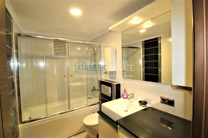 Purchase  Furnished apartment in Kestel in a cozy complex on the 1st coastline 11 