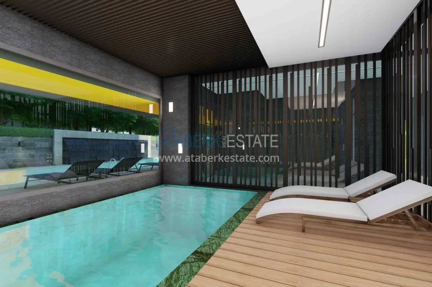 Apartments in the center of Alanya from an investor in a premium class boutique complex under construction 23 