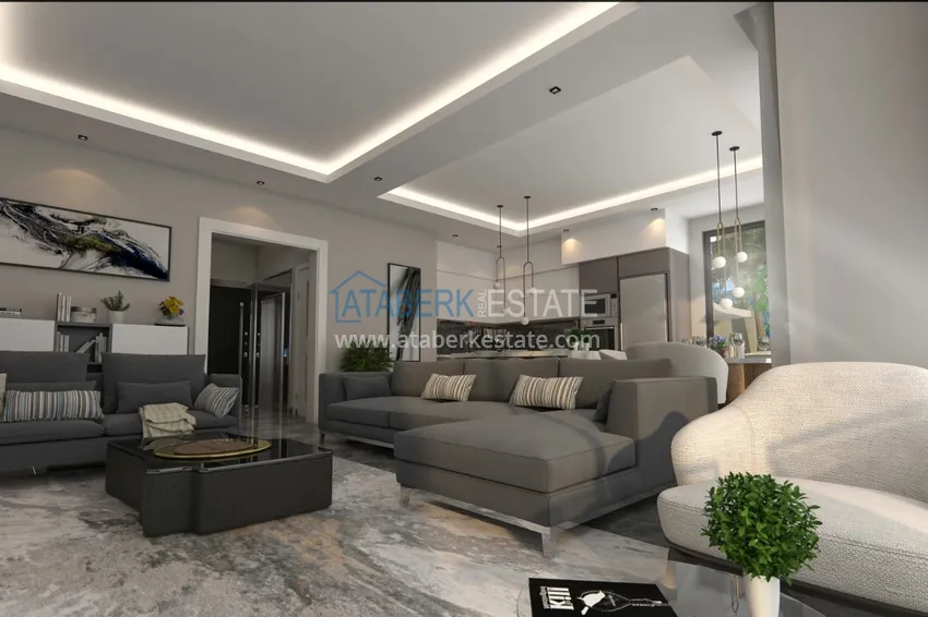 Purchase New project of a luxury villa complex in Alanya - Tepe area with the right to obtain citizenship 3 
