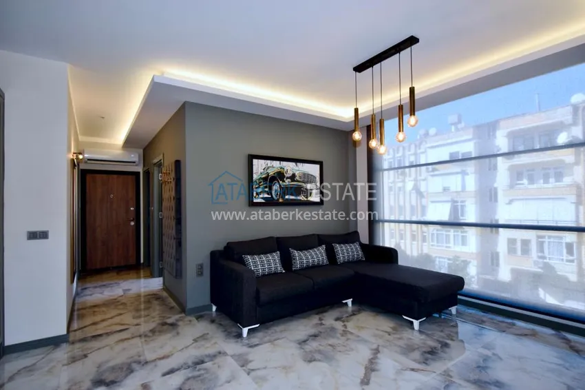 Purchase Apartments in Alanya - Cleopatra beach area with furniture and designer fine finishes 12 