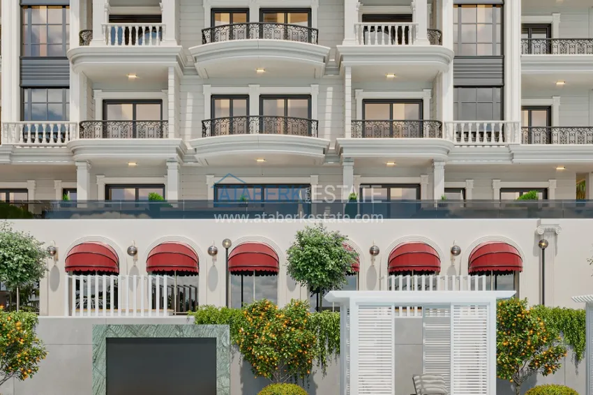 A unique project of a residential complex in the area of Turkler - Alanya 15 