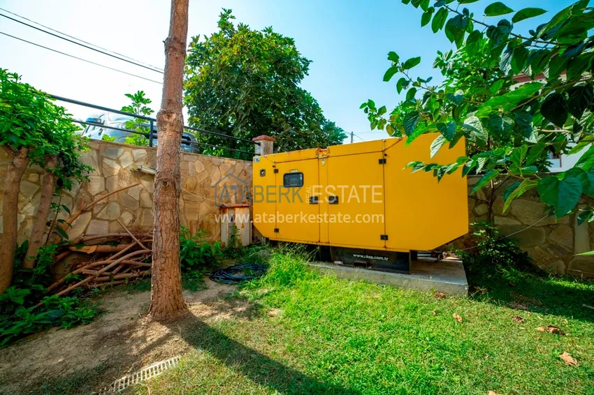 Furnished apartment in Kestel in a cozy complex on the 1st coastline 12 