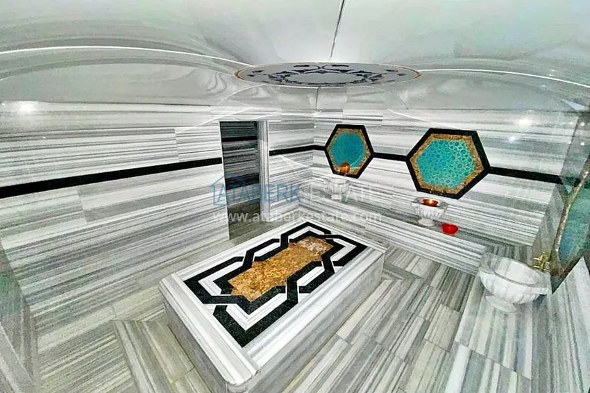 Penthouse - duplex in Kestel with a separate kitchen and sea and mountain views 13 