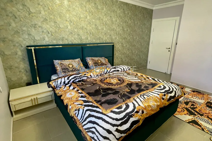 Purchase  Furnished apartment in the Kestel district with a glazed balcony and mountain views 12 