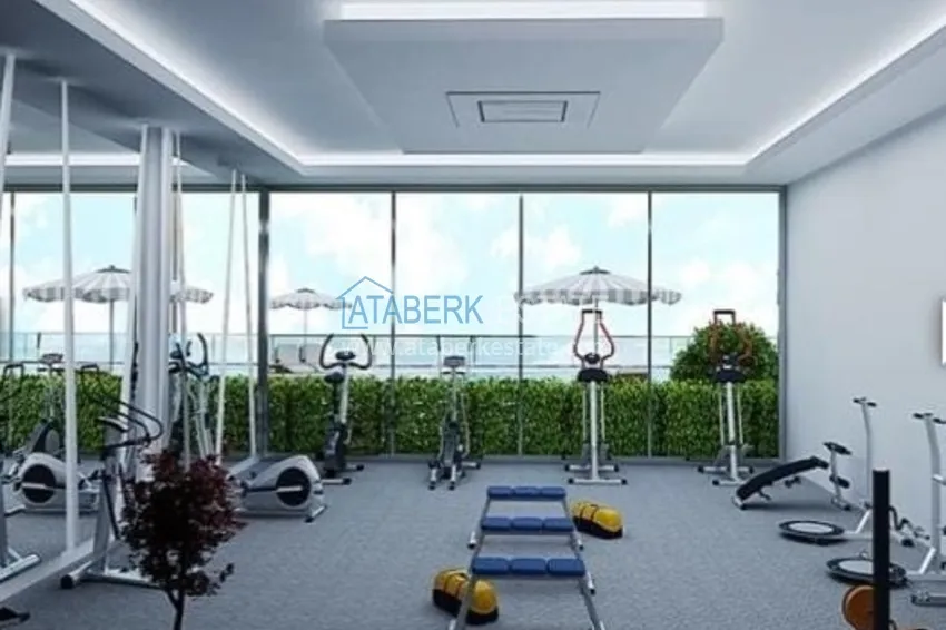 Furnished apartment in Kestel district in a comfort class complex 14 