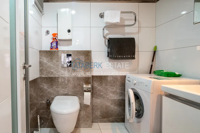 Purchase  Furnished apartment in Cikcilli with sea view in a prestigious residential complex 12 