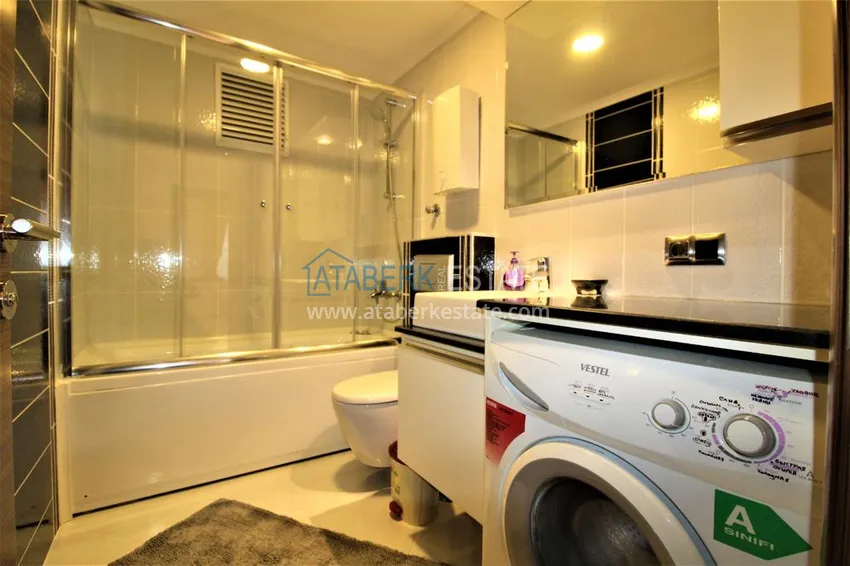 Purchase  Furnished apartment in Kestel in a cozy complex on the 1st coastline 13 