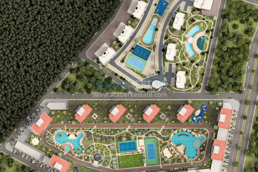 Large-scale residential complex project in the Dosemealti area — Antalya 15 