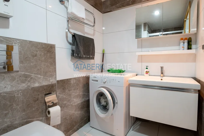 Purchase  Furnished apartment in Cikcilli with sea view in a prestigious residential complex 13 