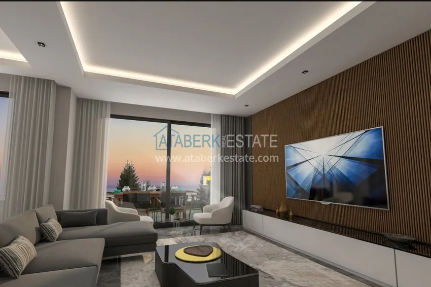 Purchase New project of a luxury villa complex in Alanya - Tepe area with the right to obtain citizenship 4 