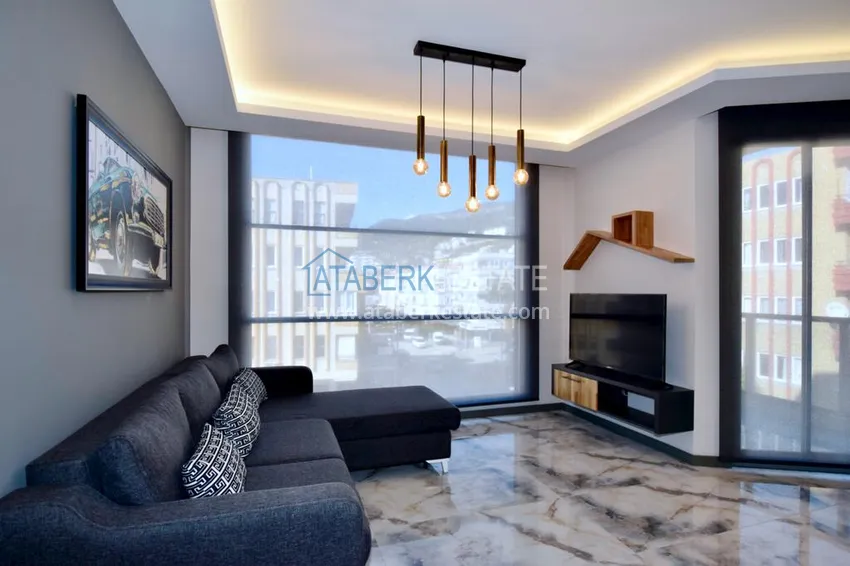 Purchase Apartments in Alanya - Cleopatra beach area with furniture and designer fine finishes 13 