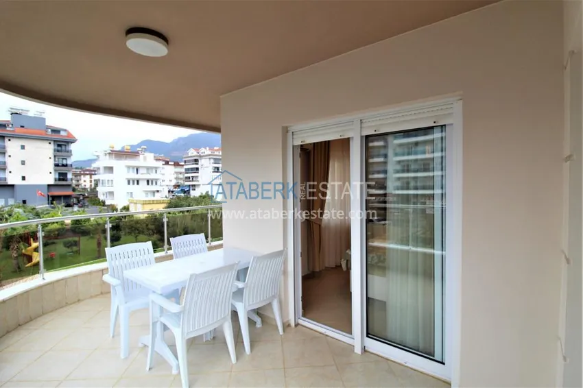 Purchase  Furnished apartment in Kestel in a cozy complex on the 1st coastline 14 