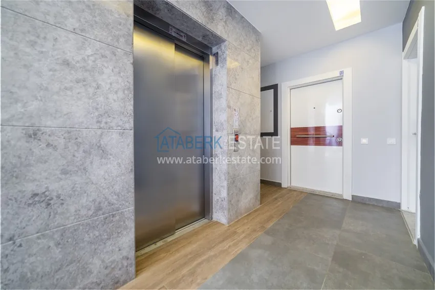 Furnished apartment in Mahmutlar in a young complex 15 