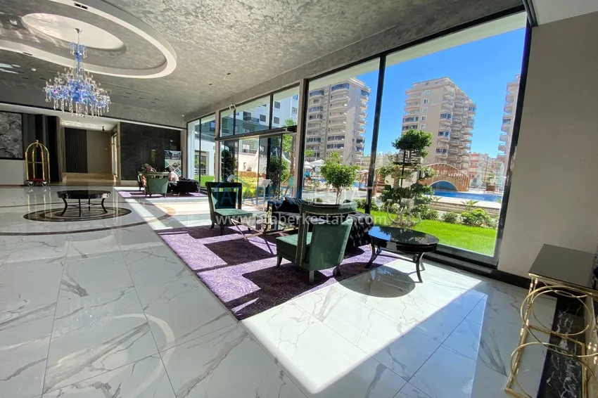 Furnished duplex penthouse in Mahmutlar with views of the mountains, the sea and the historic fortress 15 