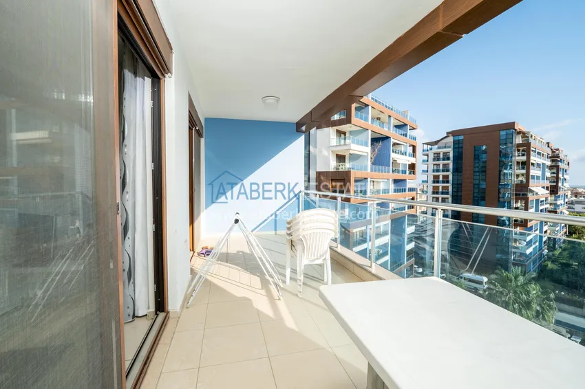 Purchase  Furnished apartment in Cikcilli with sea view in a prestigious residential complex 14 