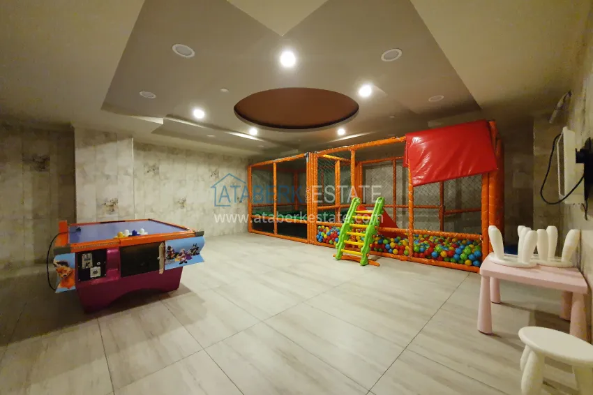 Apartament w Mahmutlarze z widokiem na morze i góry w kompleksie z bogatą infrastrukturą 15 