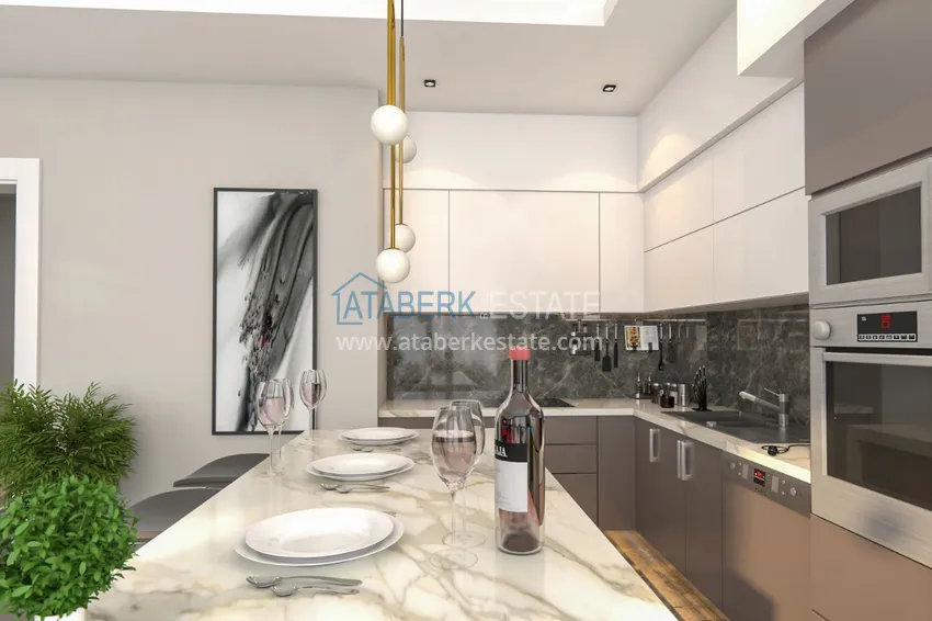 Purchase New project of a luxury villa complex in Alanya - Tepe area with the right to obtain citizenship 5 