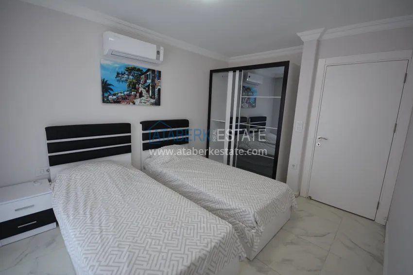 Purchase Furnished penthouse in Mahmutlar with sea view in a young complex 14 