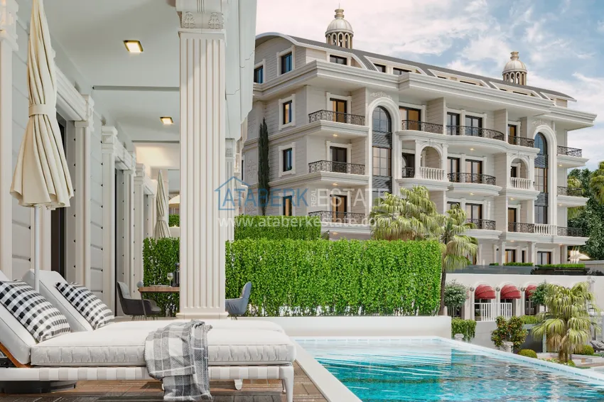 A unique project of a residential complex in the area of Turkler - Alanya 17 