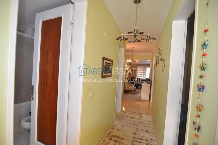 Purchase  Furnished apartment in the center of Alanya with 3 bedrooms and a separate kitchen 16 