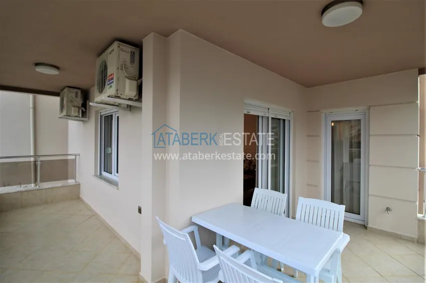 Purchase  Furnished apartment in Kestel in a cozy complex on the 1st coastline 15 