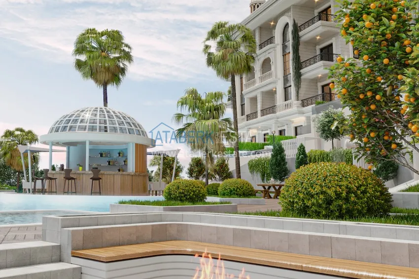 A unique project of a residential complex in the area of Turkler - Alanya 18 