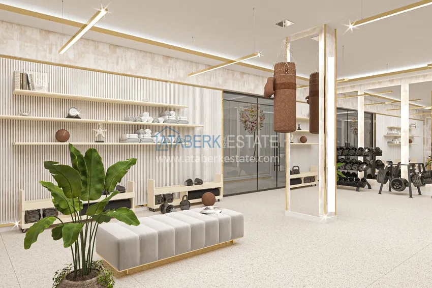 Apartment in the center of Alanya from an investor in a complex under construction 14 