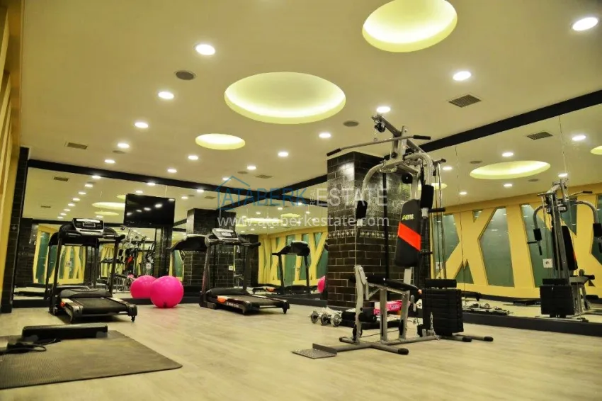 Apartament w Mahmutlarze z widokiem na morze i góry w kompleksie z bogatą infrastrukturą 17 