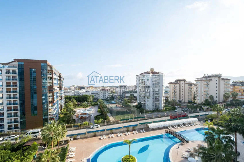 Purchase  Furnished apartment in Cikcilli with sea view in a prestigious residential complex 16 