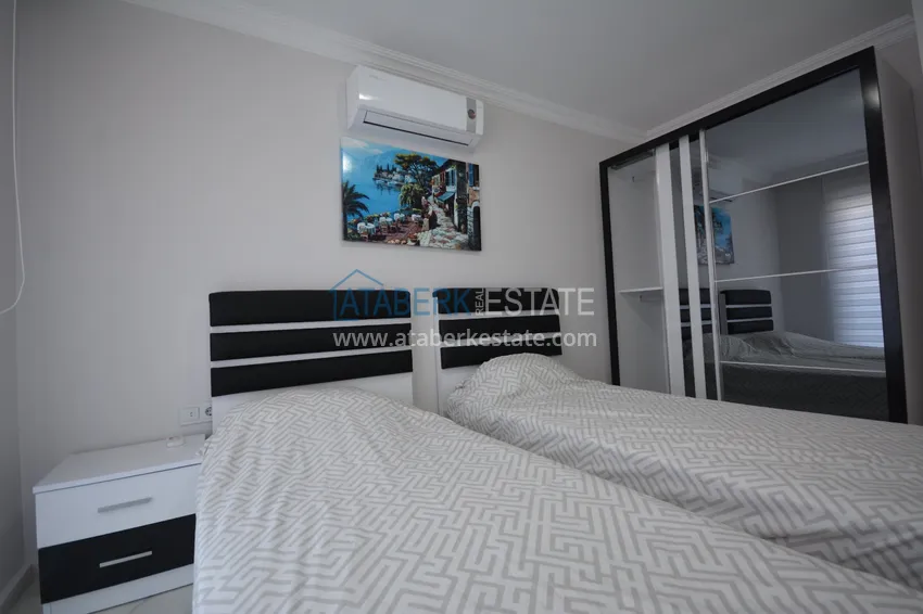 Purchase Furnished penthouse in Mahmutlar with sea view in a young complex 16 