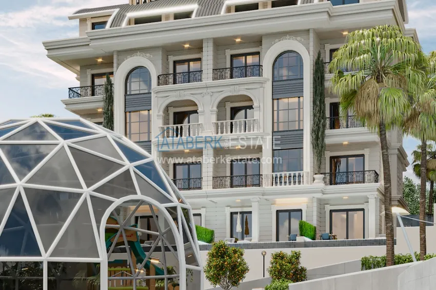 A unique project of a residential complex in the area of Turkler - Alanya 19 