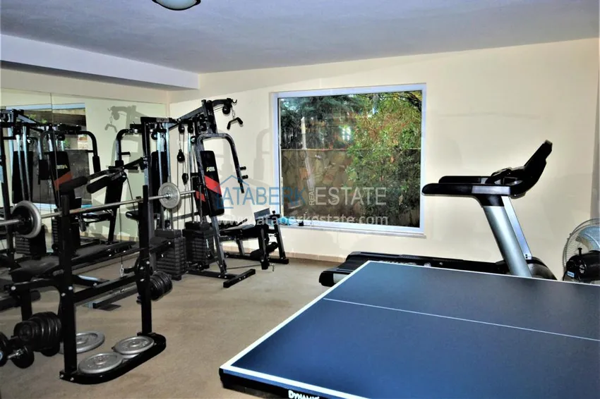 Furnished apartment in Kestel in a cozy complex on the 1st coastline 16 