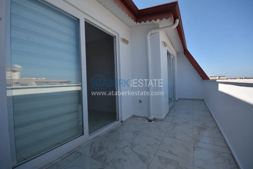 Purchase Furnished penthouse in Mahmutlar with sea view in a young complex 17 