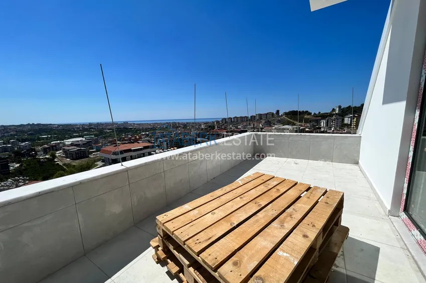 Purchase Duplex in Oba five-room apartment with separate kitchen and open sea view 17 