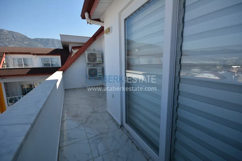 Purchase Furnished penthouse in Mahmutlar with sea view in a young complex 18 