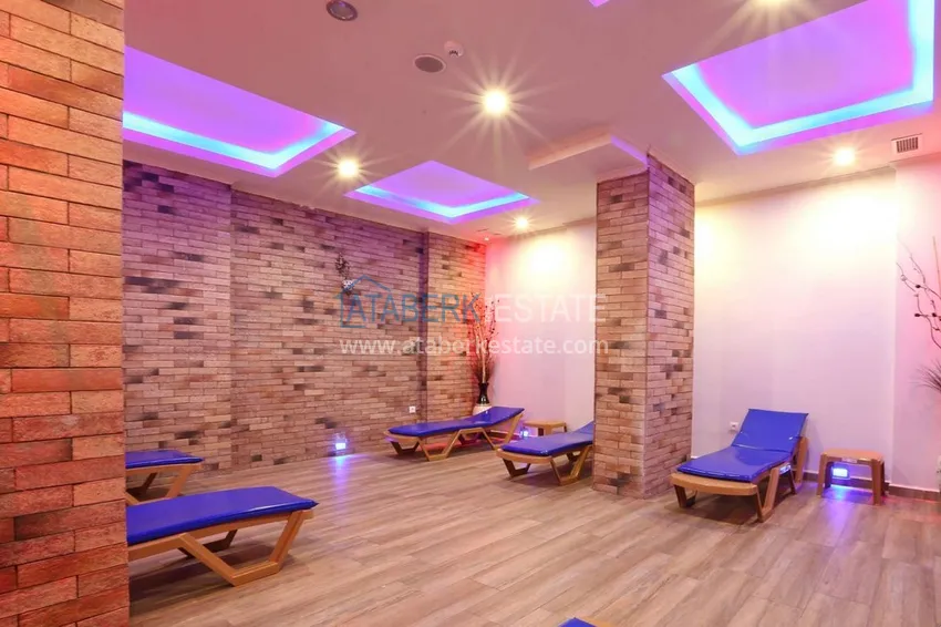 Furnished apartment in Cikcilli with sea view in a prestigious residential complex 20 