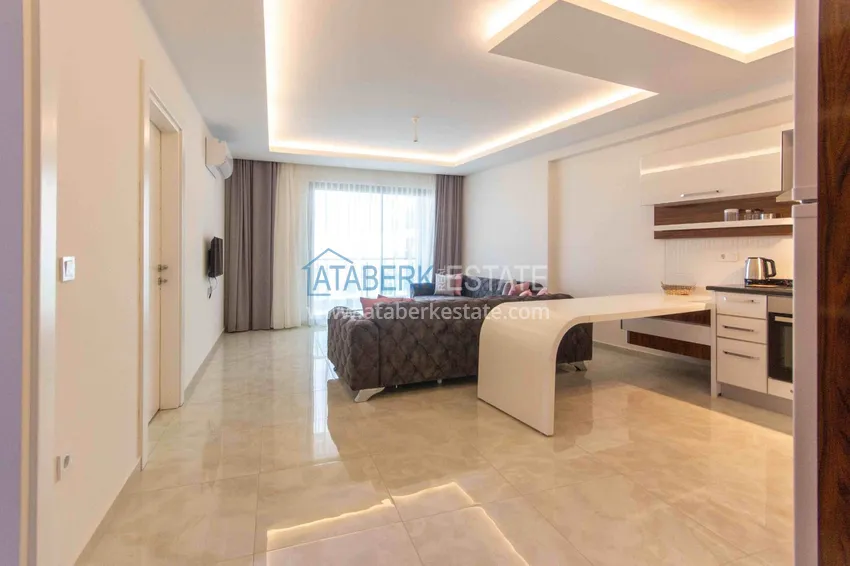 Purchase Furnished apartment in Mahmutlar with sea and mountain views 1 