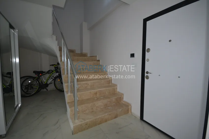 Purchase Furnished penthouse in Mahmutlar with sea view in a young complex 1 