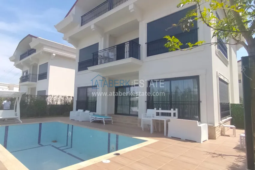 Villas - triplex in Belek from the developer furnished with a private pool 1 