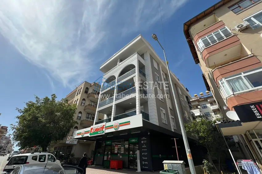 Apartments in the center of Alanya with a fine finish and a separate kitchen in a new building 1 