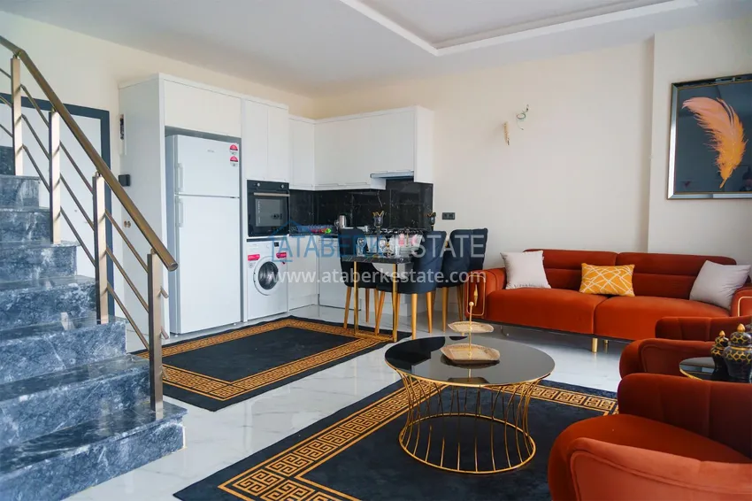 Purchase Duplex in Kargicak with modern interior and sea view 1 