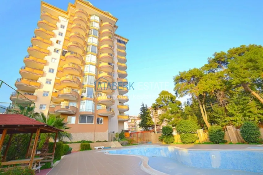Furnished apartment in Cikcilli - Alanya with mountain and partially sea views 1 