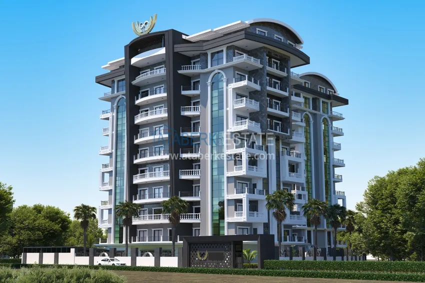 🔥 Our project. New off-plan project of a multi-apartment residential complex in the center of Alanya 1 