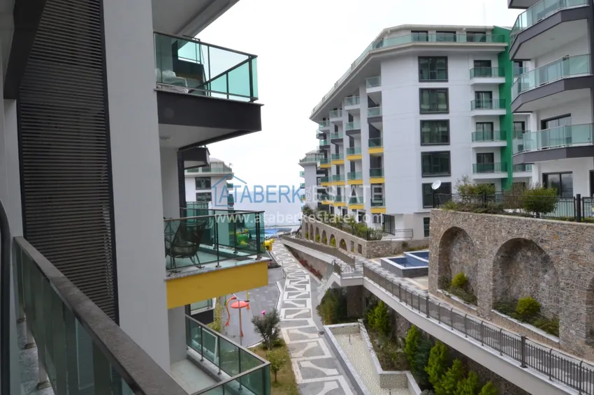 Purchase  Apartment in Kargicak with a sea view in a complex on the first coastline 20 