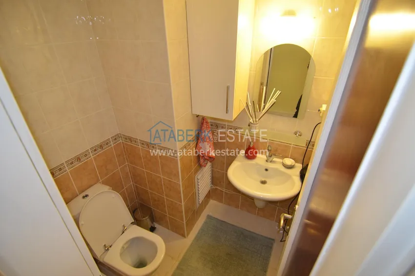 Purchase  Furnished apartment in the center of Alanya with 3 bedrooms and a separate kitchen 23 